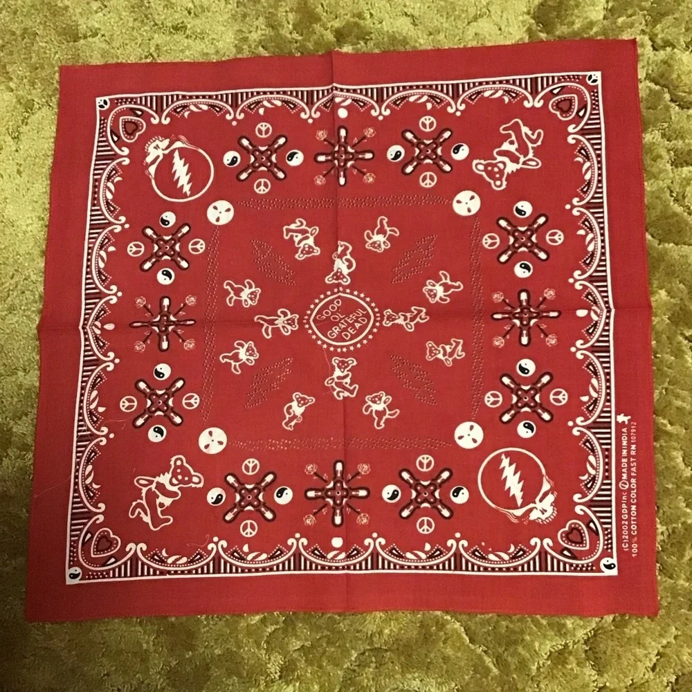 Red Good old Grateful Dead bandana
